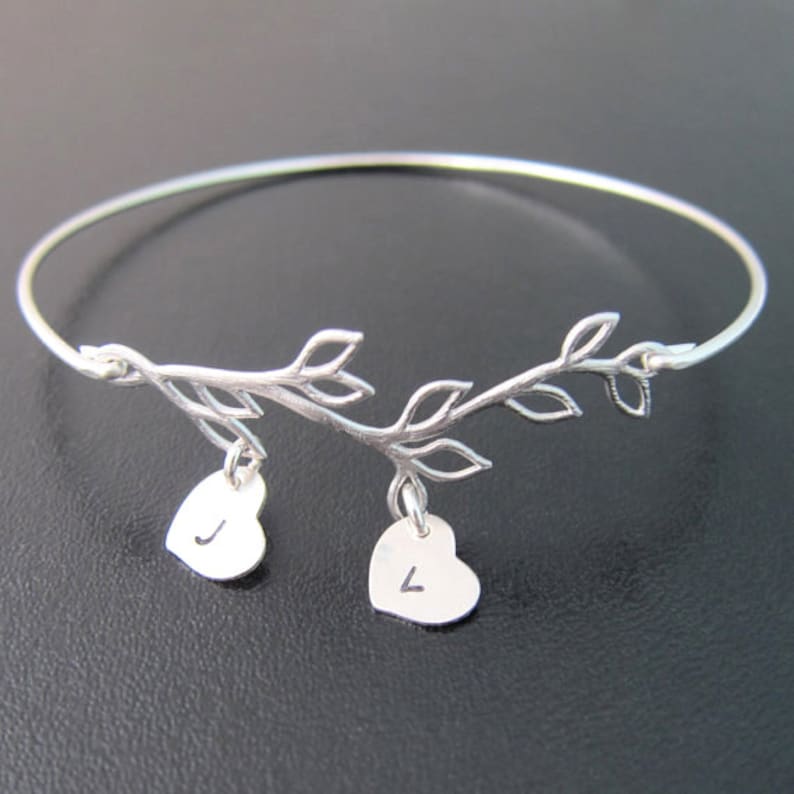 Family Tree Bracelet Valentines Gift Mom from Daughter Son Kids Unique Valentines Day Gift Personalized Mom Jewelry Mother Gift Mom Bracelet image 8