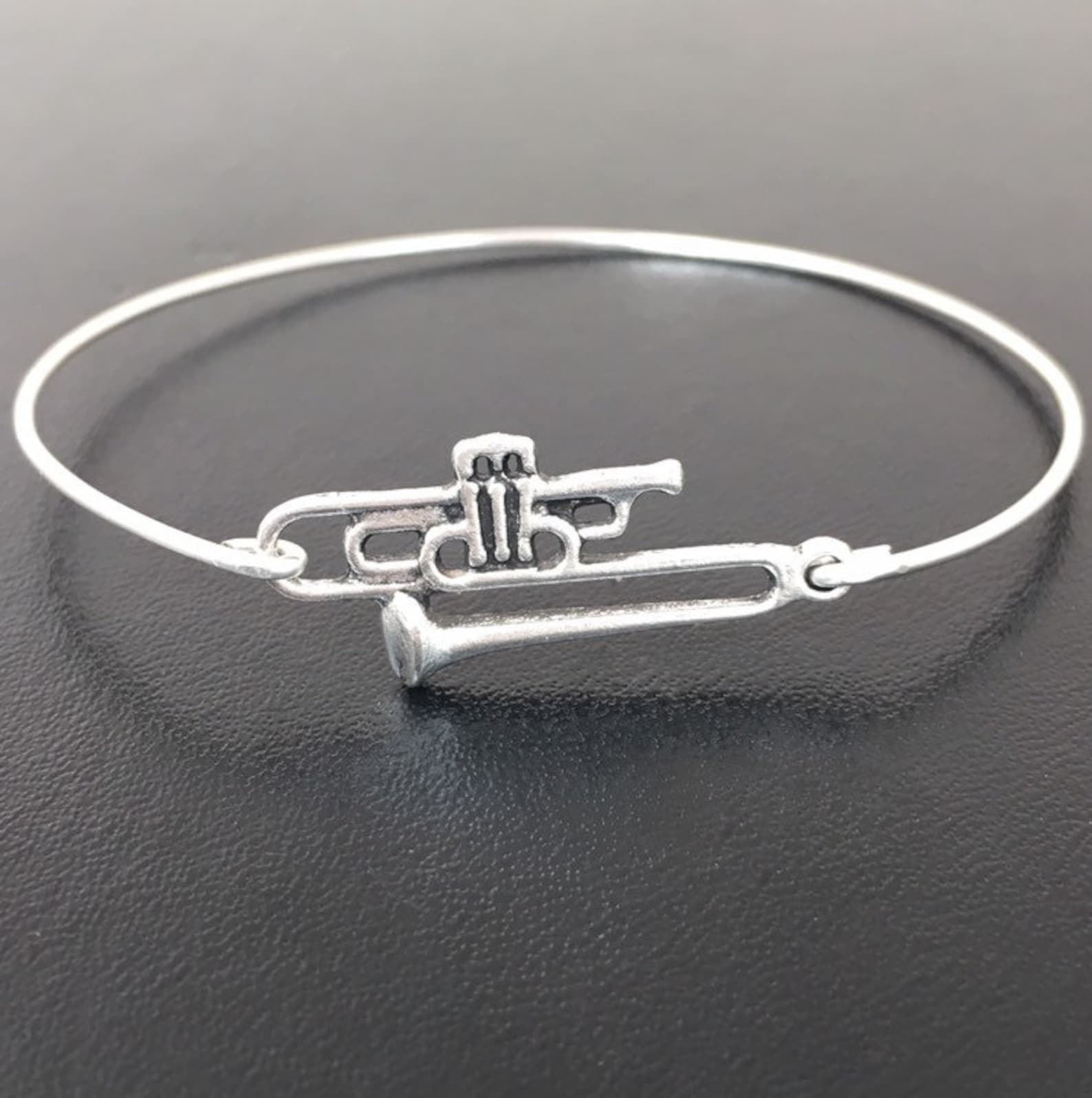 Trombone Bracelet Marching Band Jewelry Trombone Jewelry Etsy
