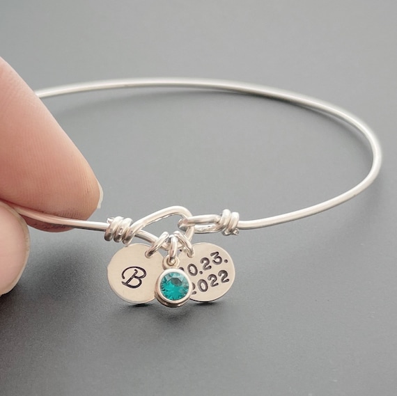 Children's Personalized Initial Bracelet, Little Girl Name Tiny Letter,  Toddler Personalized Kid's Gold Jewelry Baby Birthday Gift - Etsy