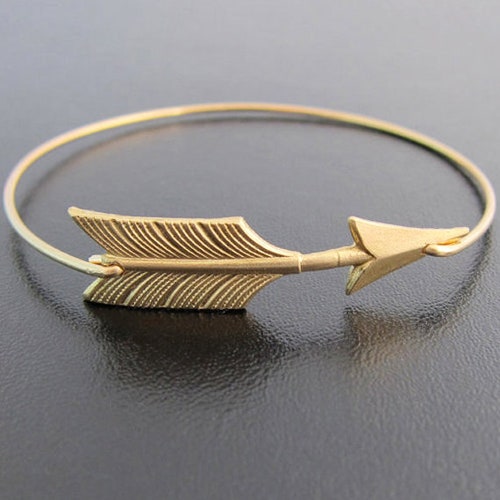 Arrow Bracelet for Women Arrow Bangle Bracelet Arrow Jewelry Etsy