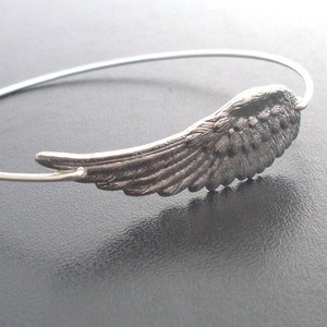 Angel Wing Bracelet Faith Bracelet for Women Angel Bracelet Silver Tone Faith Jewelry Loved One Grief Jewelry Grief Bracelet Angel Jewelry