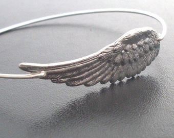 Angel Wing Bracelet Faith Bracelet for Women Angel Bracelet Silver Tone Faith Jewelry Loved One Grief Jewelry Grief Bracelet Angel Jewelry