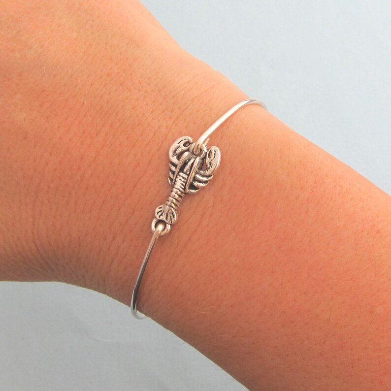 Lobster Bracelet Lobster Jewelry Lobster Charm Bracelet Etsy