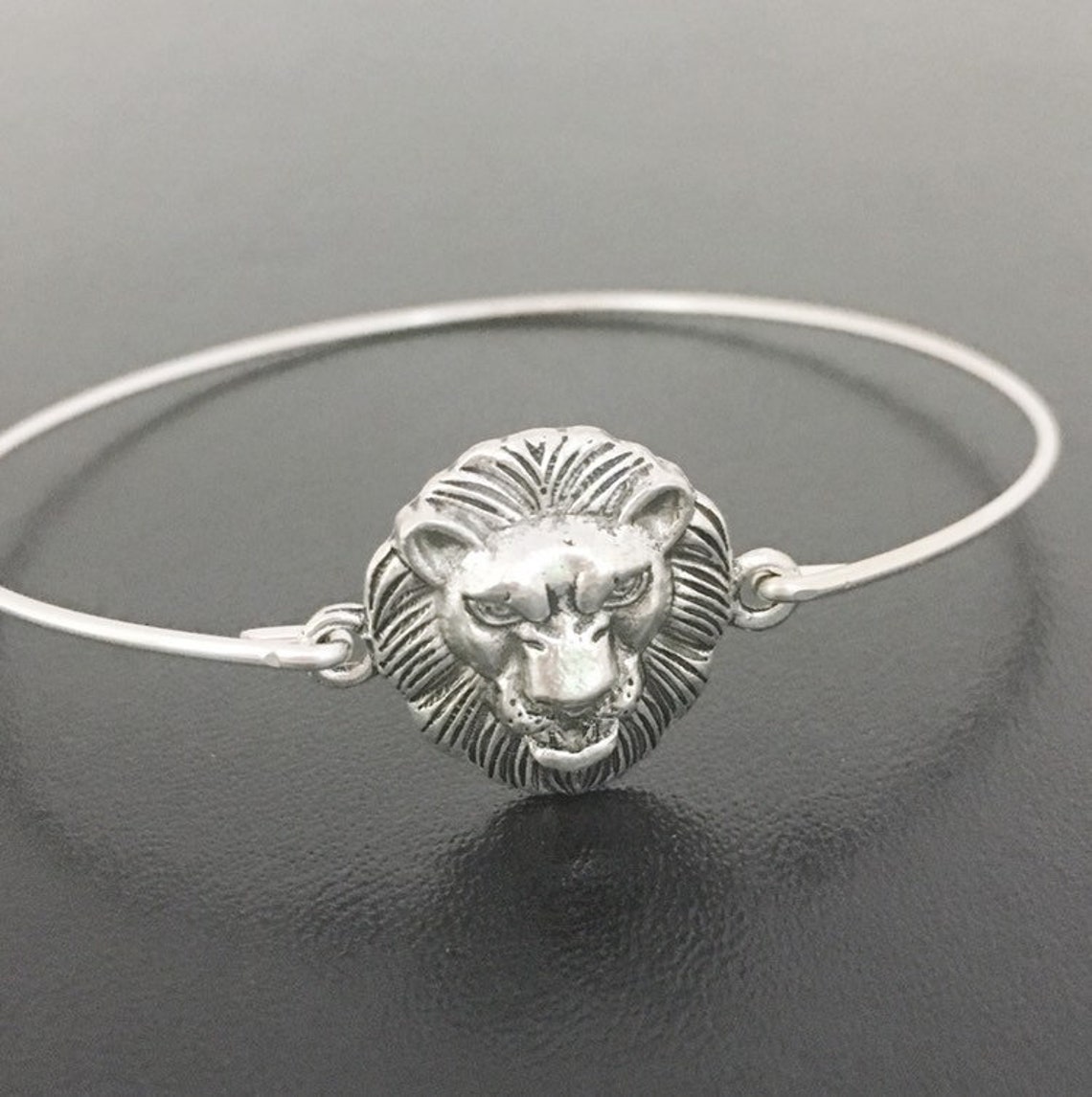 Lion Bracelet for Women Lion Jewelry Animal Lover Bracelet Etsy