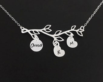 Oma Necklace with Grandkids Initials Oma Mothers Day Gift Oma Birthday Gift Oma Jewelry German Necklace German Gift Grandma Gift Oma Gift