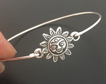 Sun Bracelet, Sun Jewelry for Women, Sun Bangle, Sunshine Bracelet, Sunshine Jewelry, Uplifting Gift, Summer Bracelet, Summer Jewelry