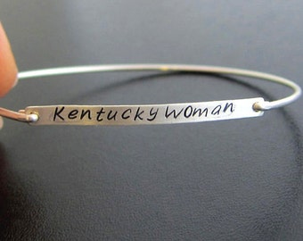 Long Name Bracelet, Name Bangle Bracelet, Hand Stamped Bangle, Hand Stamped Bracelet, Word Bracelet, Thin Bracelet, Thin Bangle Bracelet