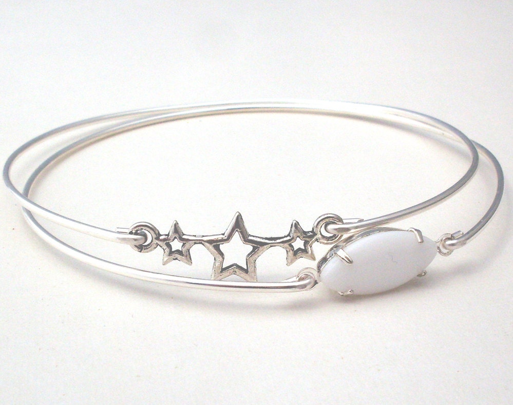 Constellations  Sterling Silver Shooting Star Cuff Bracelet