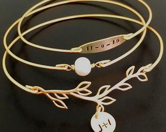 Bracelet pour la mariée de la mère le jour de son mariage Idée de cadeau de douche nuptiale pour la mariée de maman à fille Cadeau pour la fille de maman et papa