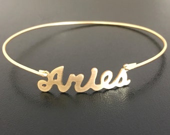 Aries Bracelet Aries Gift Aries Jewelry Aries Zodiac Bracelet Sign Aries Zodiac Gift Astrology Gift Aries Charm Bracelet Aries Birthday Gift