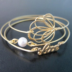 Peacock Wedding Jewelry Designer Jewelry Designer Bracelet Set Wedding Bracelets for Bride Love, Cultured Freshwater Pearl & Peacock Feather