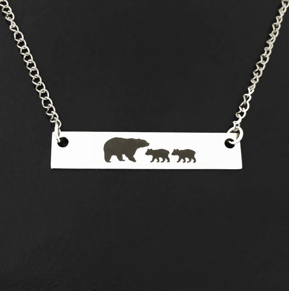 Mama bear pendant necklace sale