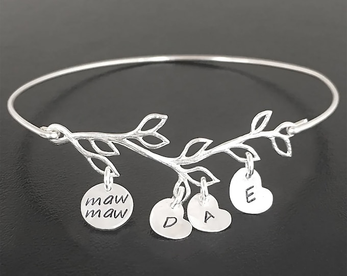 MawMaw Bracelet MawMaw Jewelry MawMaw Gift MawMaw Mothers Day Gift Personalized Family Jewelry Maw Maw Bracelet Birthday Gift Maw Maw Gift