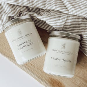 Soy Jar Candle // Summer Candle // Container Candle // 16 oz Candle // Hand Poured Candle // All Natural Candle // Farmhouse Candle //