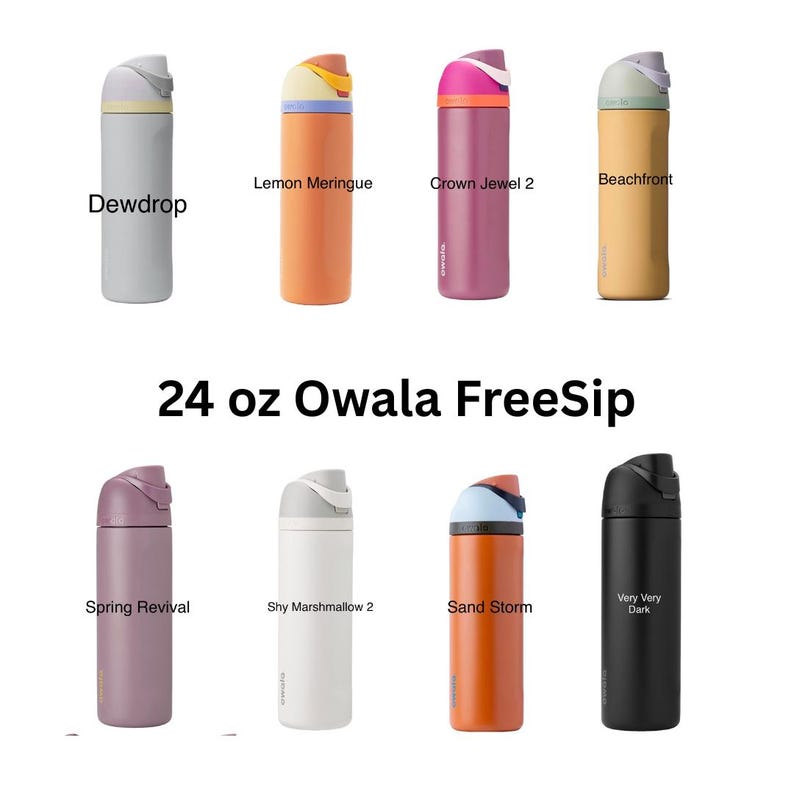 Whale Theme Owala 24 oz Freesip Tumbler image 8