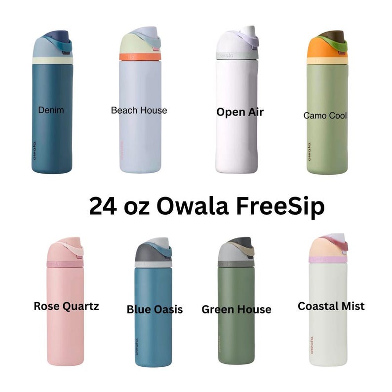 Whale Theme Owala 24 oz Freesip Tumbler image 7