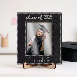 Custom Graduation Picture Frame,High School Graduation Gift for Her Him,College Graduation, Photo Frame,Class of 2025,Senior Picture Gift