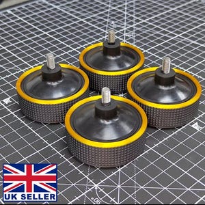 GLD-GOLD Turntable Insulator Foot/Feet X4 for Technics SL1200/1210 MK2 MK7