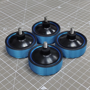 Custom - Electric Blue Turntable Insulator Foot/Feet X4 for Technics SL1200/1210 MK2 MK7
