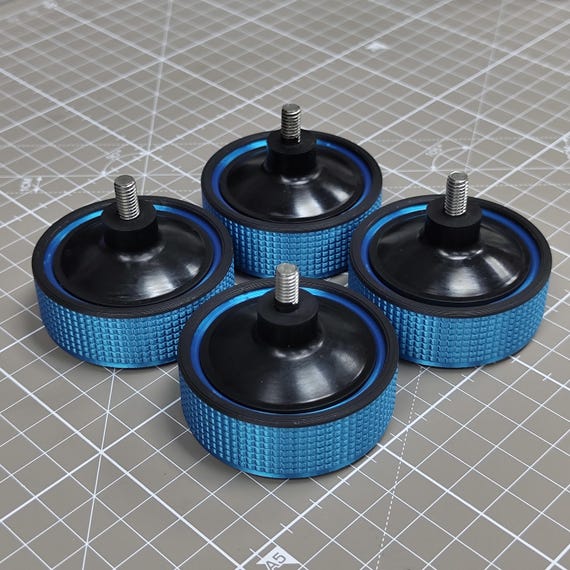 4 Piedini Isolanti In Sorbotano Per Giradischi Technics SL-1210 MK2 - Migliora L'Audio