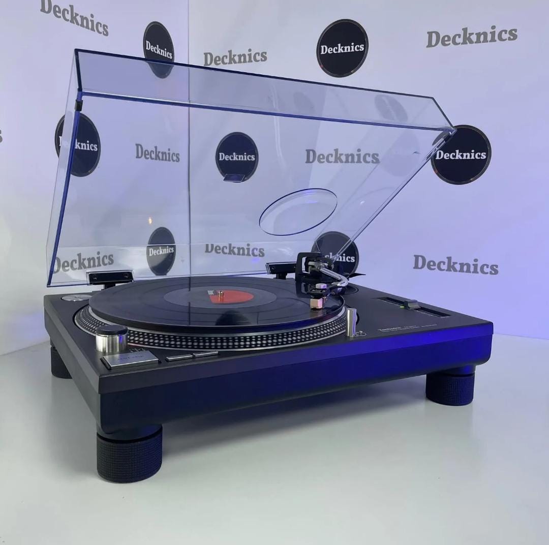 All Black Turntable Insulator Foot/Feet X4 For Technics SL1200 - Foto 10