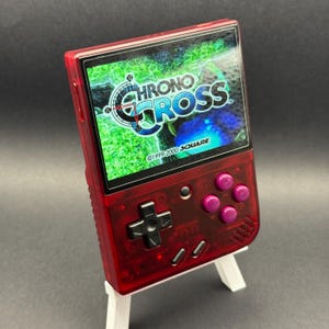 Custom RED Translucent Miyoo Mini Plus