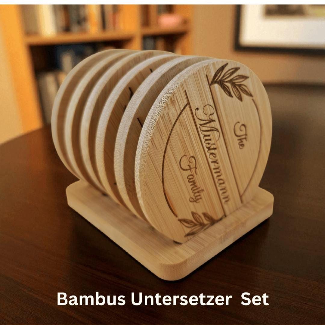 Bambus untersetzer - Etsy.de