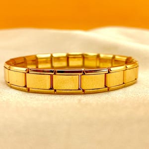 Personalized Gold Italian Charms Bracelet,Custom Gold Italy Charms, Italian Bracelet, Gifts for Her,Birthday gift,Christmas gift