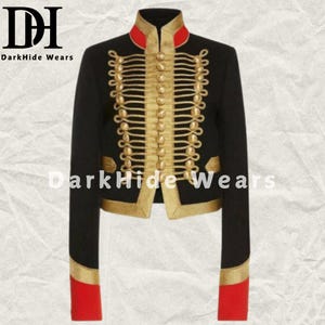 Handmade New Women’s Wool Military Jacket – Officer Blazer | Hussar Commander Coat | Best Gift For Her