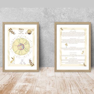 Baby Natal Chart, Custom Birth Chart, Custom Astrology Gifts, New Born Reading, Zodiac Baby Gift, Gift for Newborn, Custom Baby Gift