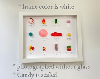 8x10 REAL Candy History of Candy | Framed Candy | Ode to