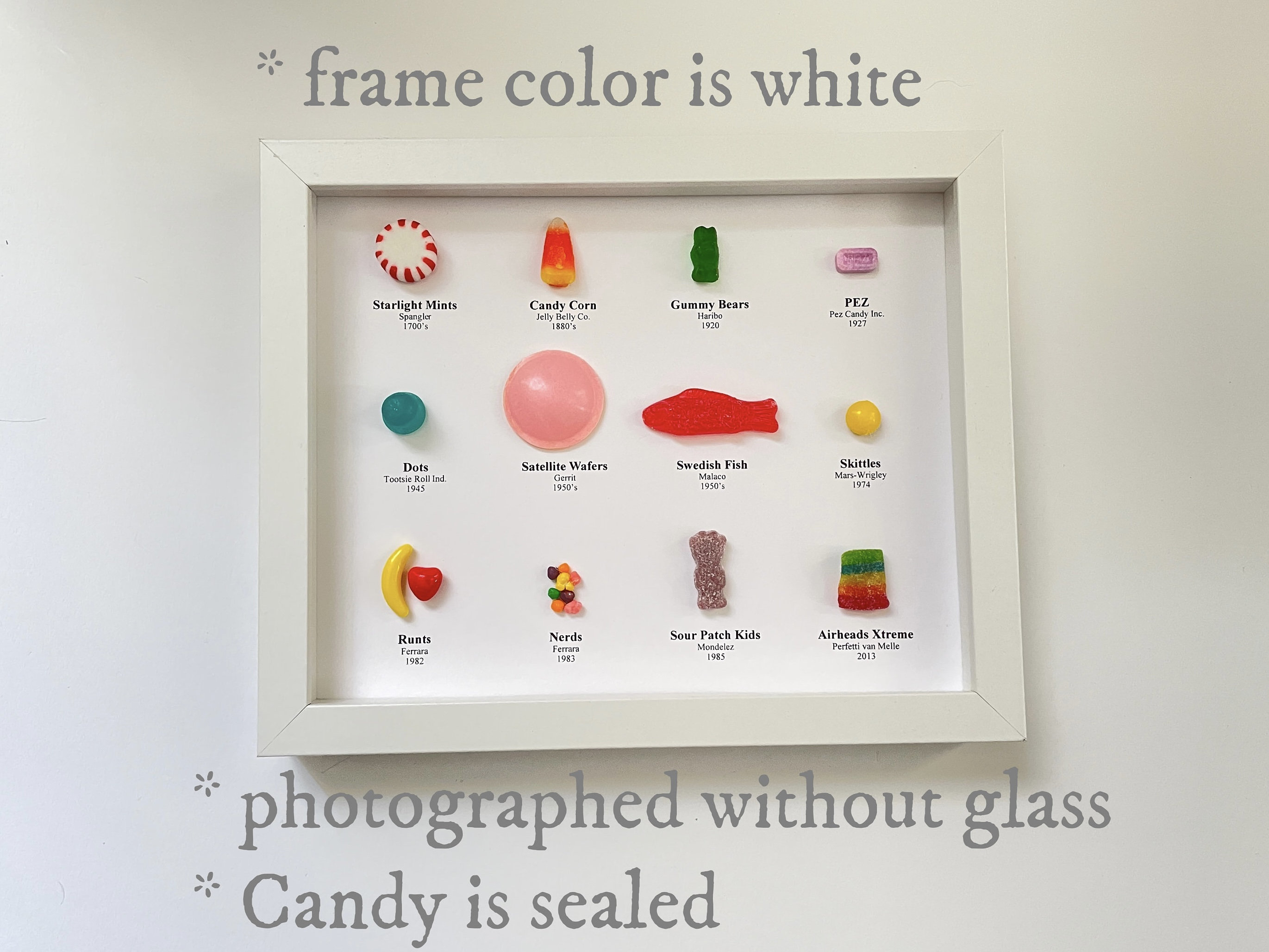 【驚きの値段で】 Candy of History Candy REAL 8x10 | to Ode | Candy Framed 絵画
