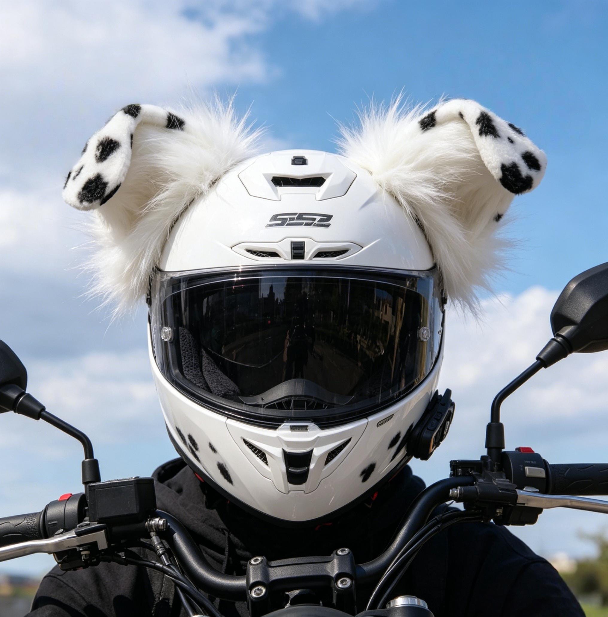 fur motorcycle helmet Cover you will brighten everyones day when you ride past Furry Motorcycle Helmets - Etsy