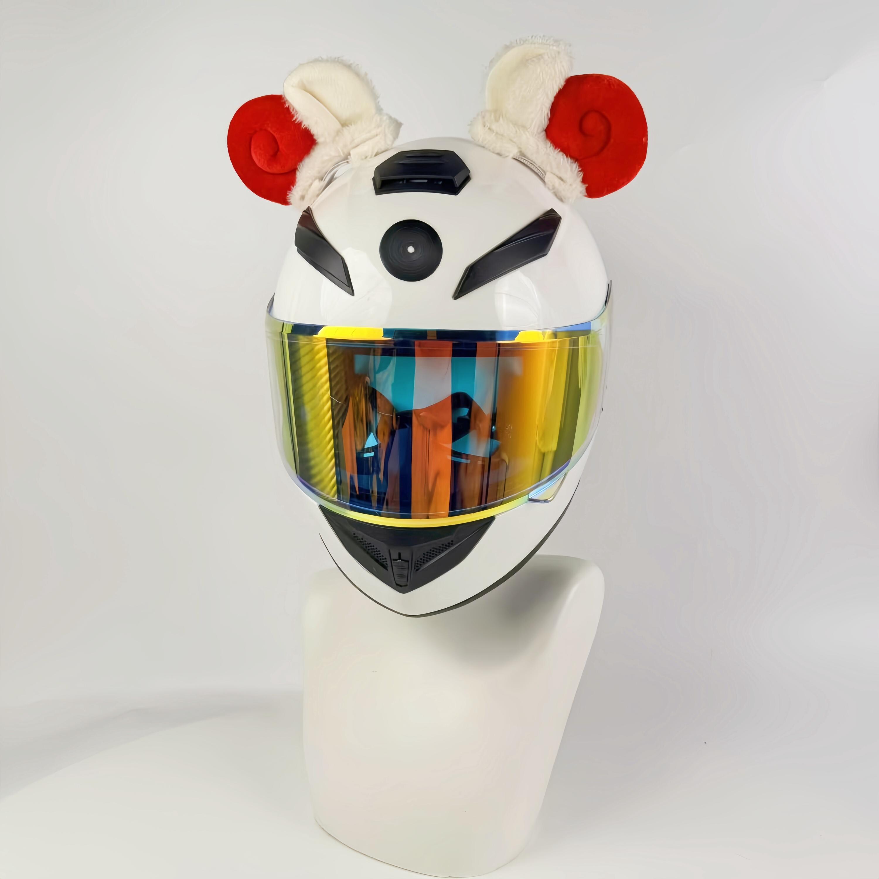 goat horns for motorcycle helmets MagNeatOhz: Large Black Devil Helmet remove or swap your horns whenever you like Kawaii Goat Horn Helmet Decoration: