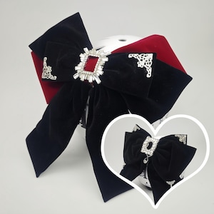 Big bows on Helmet,Decorated with shiny rhinestones,Big Bowknot Decoration, Biker Wedding Gifts, Luxurious  design,Rare Gift For Her!