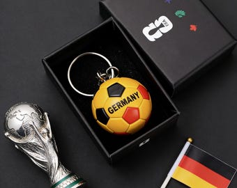 Football Pendant Keychains: World Cup Decorations, Custom Football Patterns