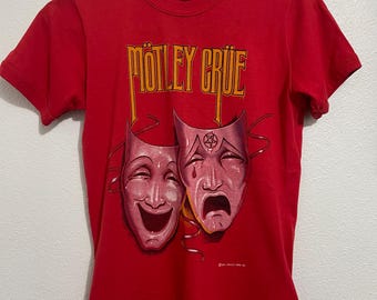 Vintage 80s MOTLEY CRUE Allister Fiend Theatre of Pain 1985 Tour