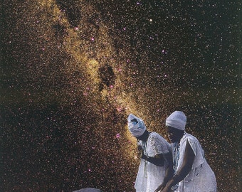 Taming the Cosmos Collage Poster 16 x 20