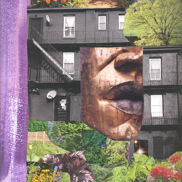 Woman As Her Own Home 11inx14in Print Multimedia Collage