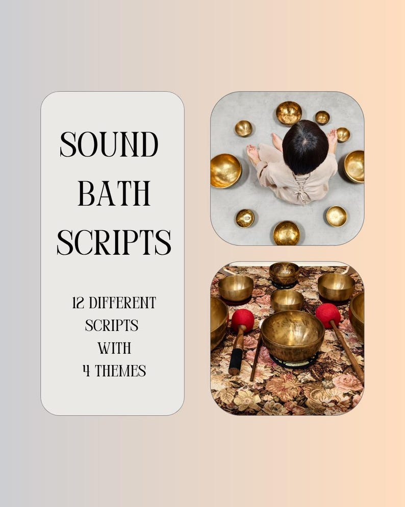Sound Bath Script Bundle for Practitioners | 12 Guided Sessions - Etsy ...