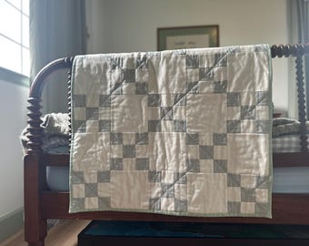 Heirloom Irish Chain Baby Quilt
