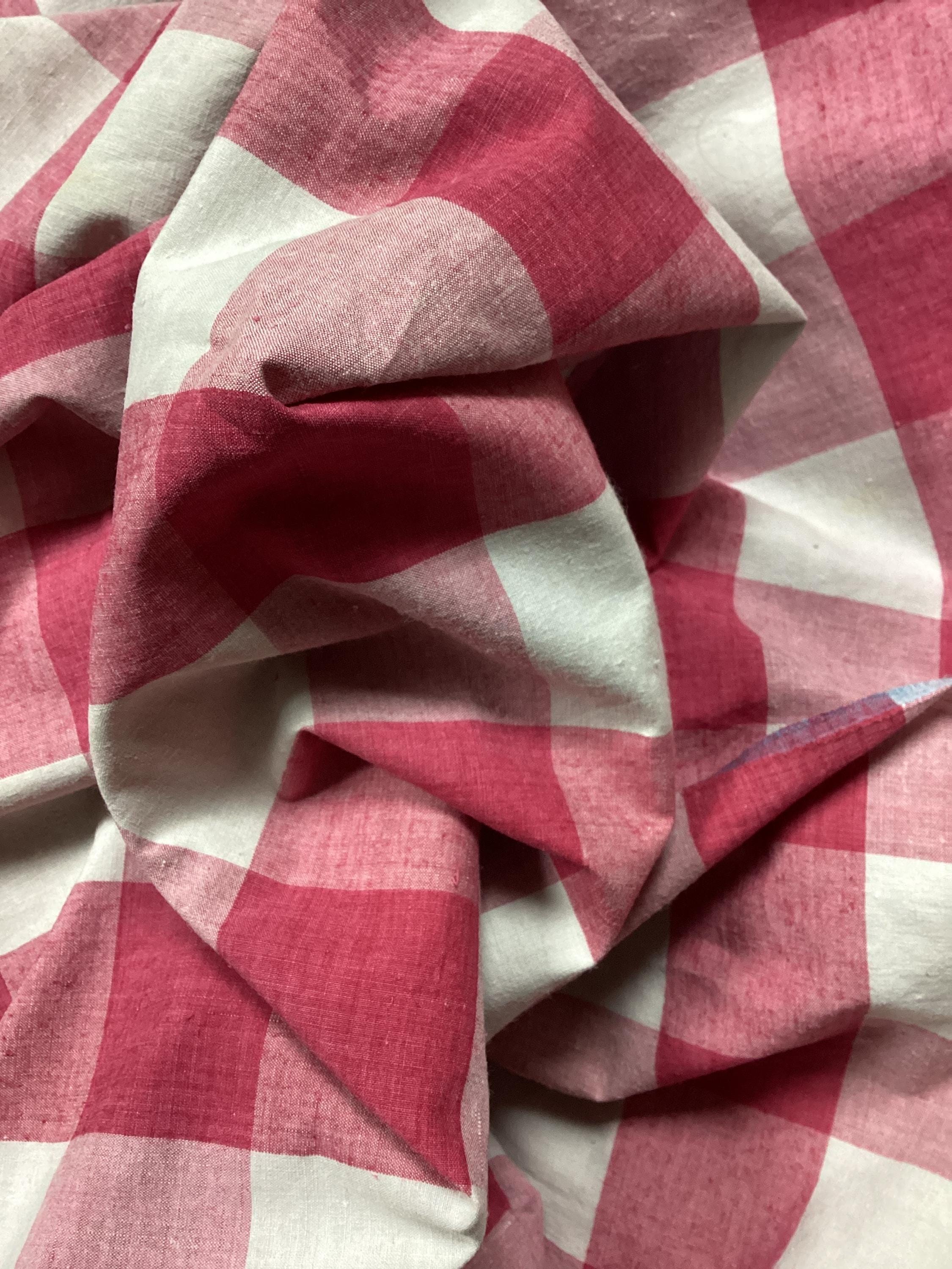 Antique vichy fabric - Etsy 日本