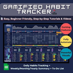 2025/2026 Automated Gamified Habit Tracker (Sci-fi)