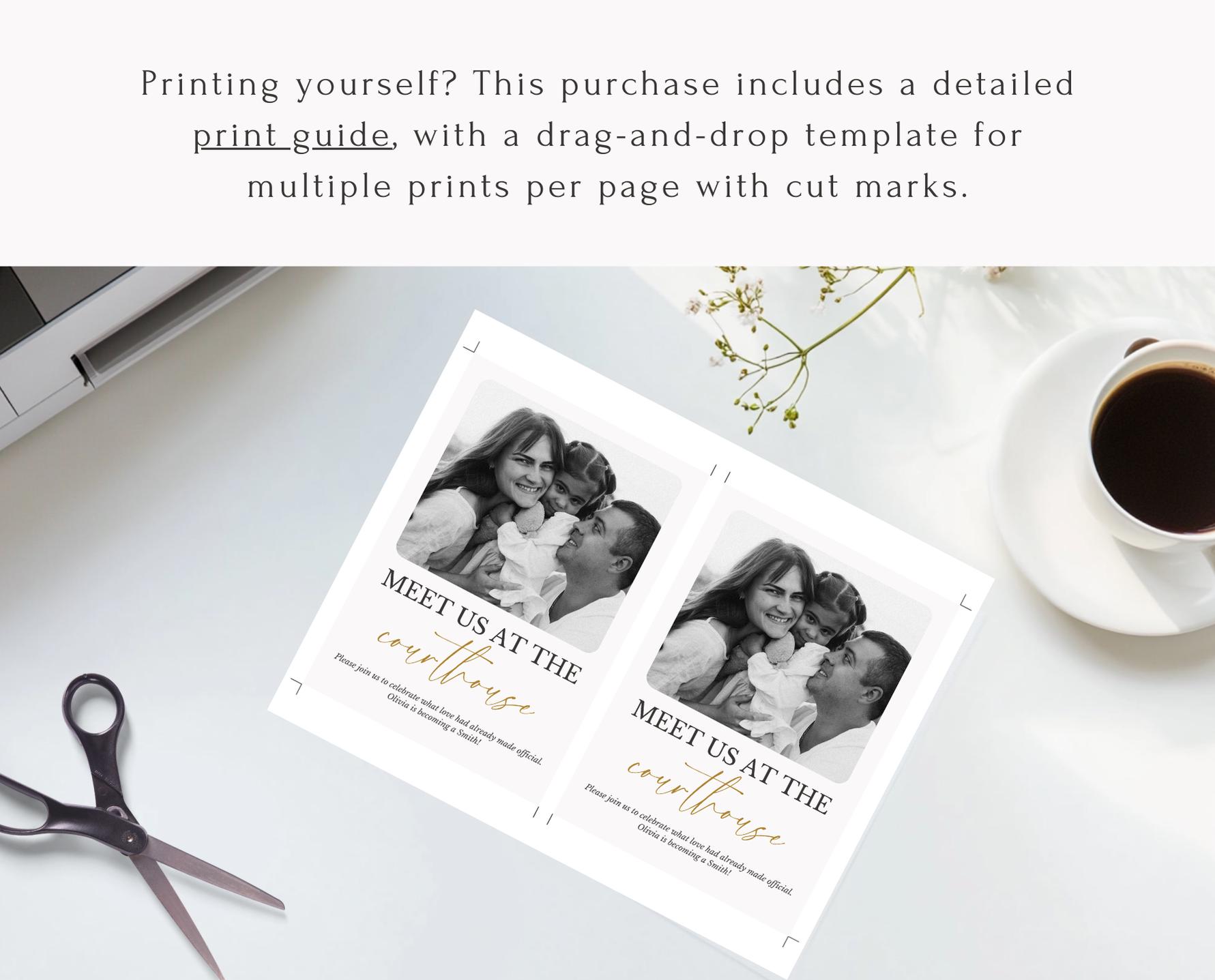 Adoption Day Courthouse Invitation, Digital Template for Celebration ...