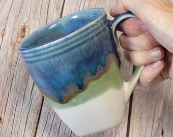 Mug / Coffee Mug / Ceramic Mug / Pottery Mug / White Mug