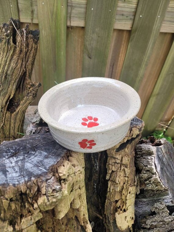 Dog Bowl / Pet Bowl / Pottery Dog Bowl / Water Bowl / Cat Bowl Etsy