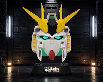 Wearable RX93 NU Gundam Helmet - LED Eyes