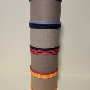 Recipientes de tubo de papelão reciclado