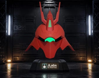 Wearable MSN-04 Sazabi Helmet with LED Eye
