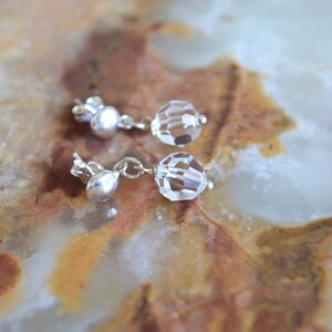 Swarovski crystal and sterling silver post earrings, genuine swarovski earrings, wedding jewelry, bridal earrings, bridesmaids gifts